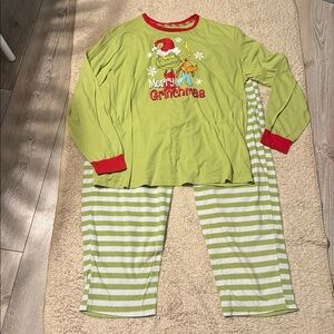 Grinch Pajama Set